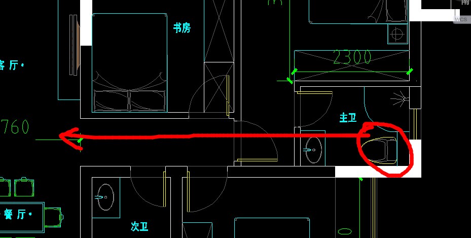 马桶的方向不要与套宅的方向一致,比如套宅大门的方向朝南,那么