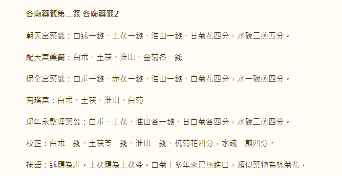 各庙药签第2签